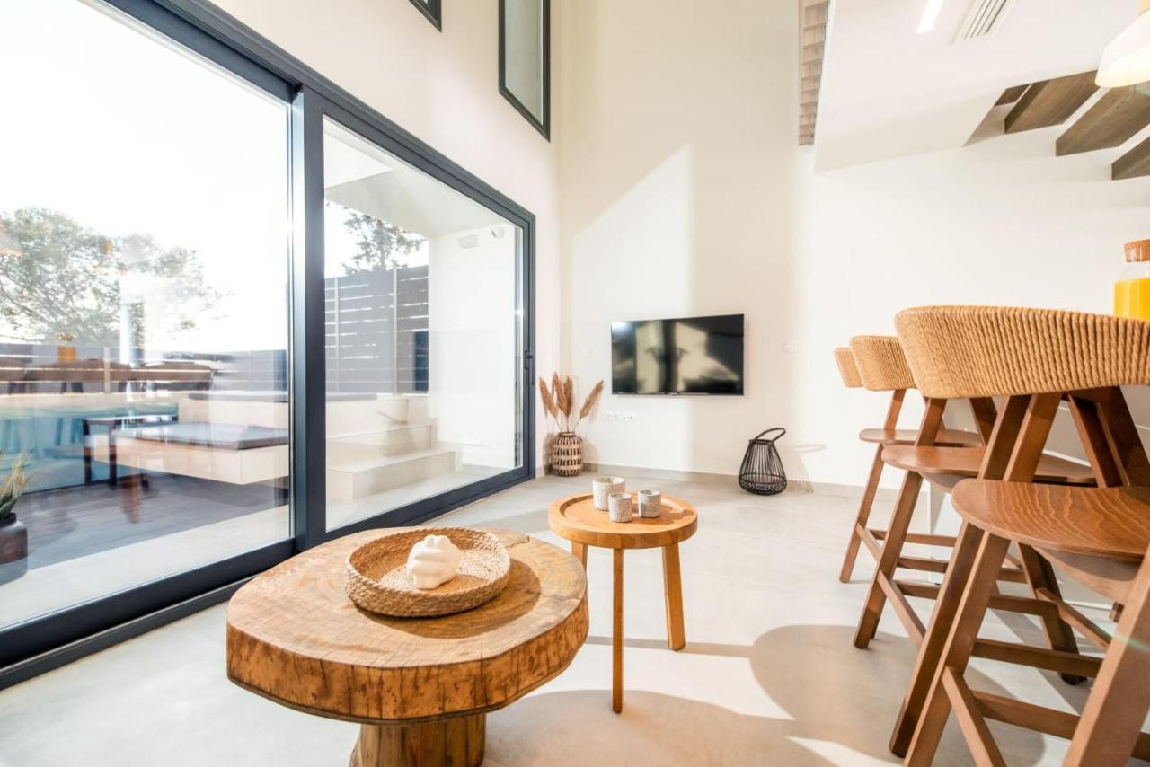 Serene Villas Halkidiki - Cfront Private Pool Nea Iraklia Ngoại thất bức ảnh