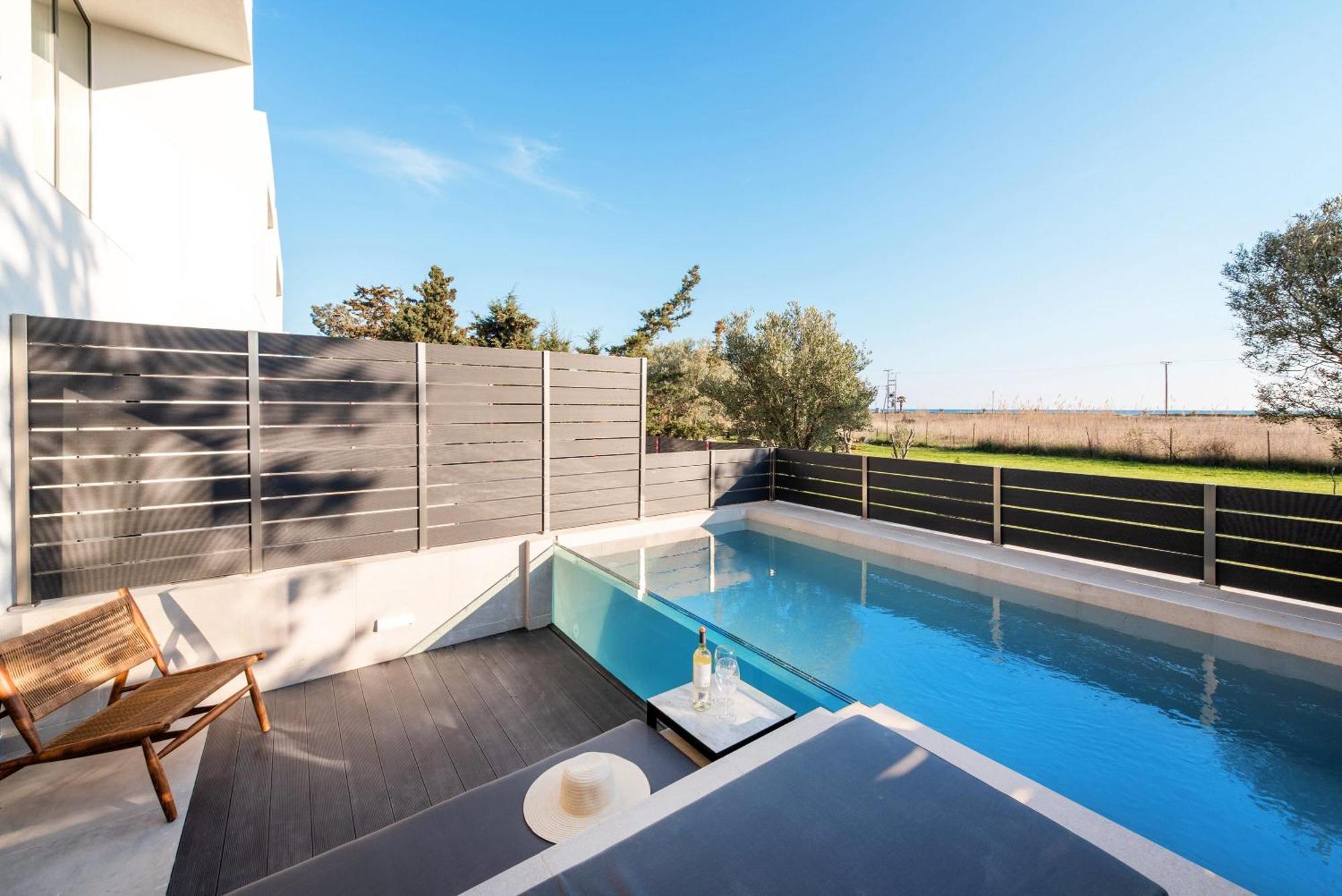 Serene Villas Halkidiki - Cfront Private Pool Nea Iraklia Ngoại thất bức ảnh
