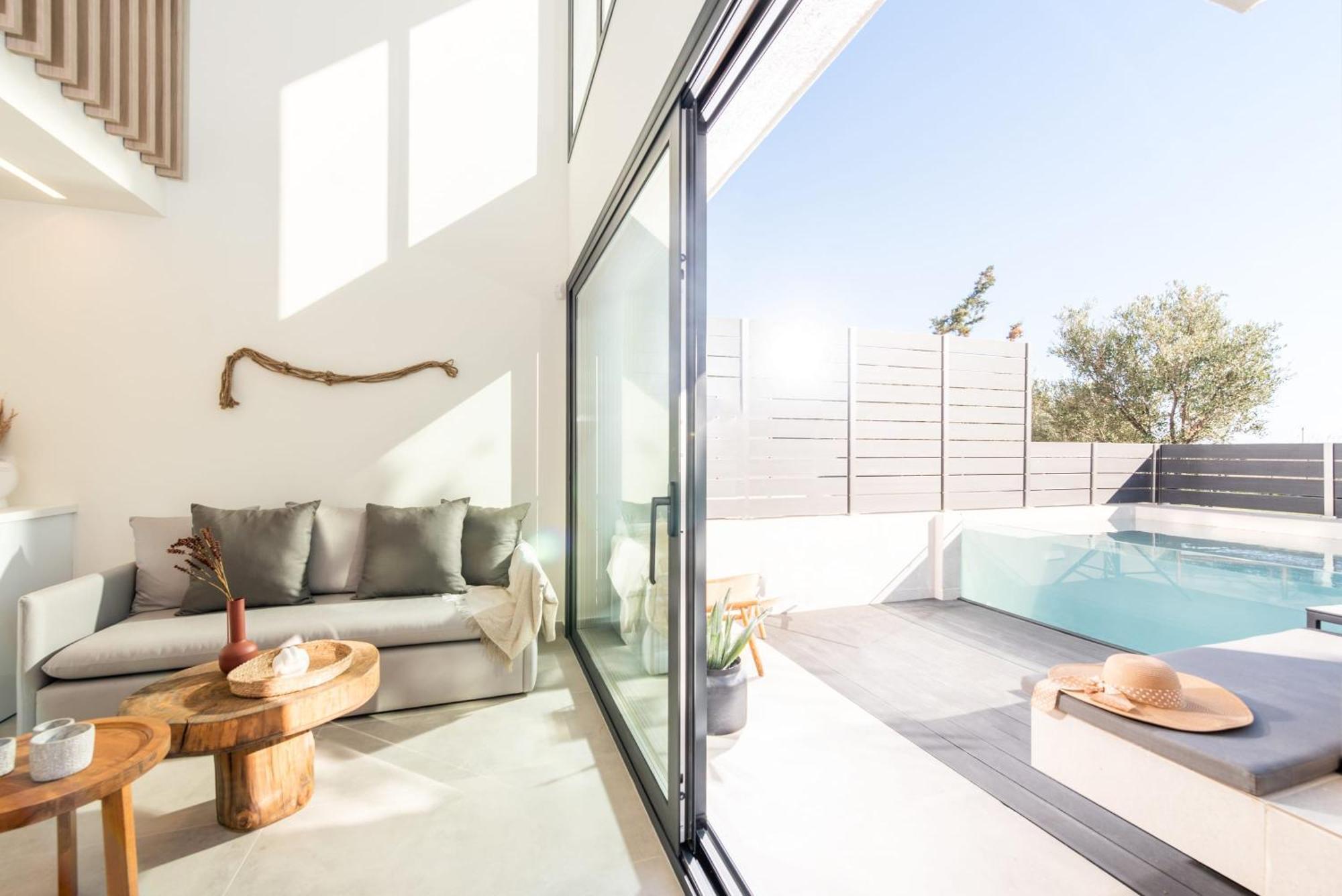 Serene Villas Halkidiki - Cfront Private Pool Nea Iraklia Ngoại thất bức ảnh